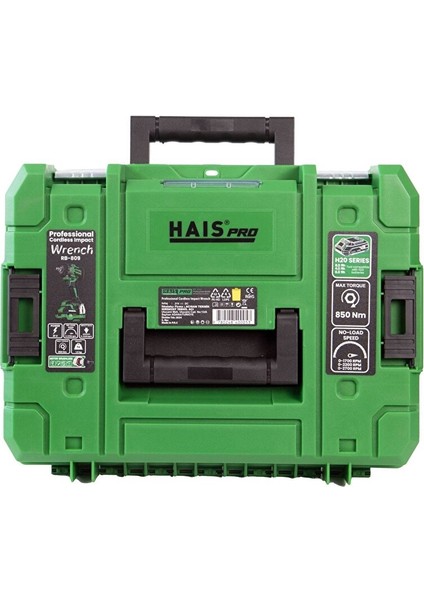 pro RB-809 Profesyonel Darbeli Somun Sıkma 850 Nm 21 V 2x4 Ah Çift Akü