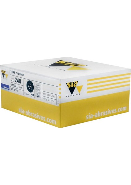 Si̇a 1949 Hookit Zimpara 150 mm 150 Kum | Ahşap Işleri̇ni̇zde Mükemmel Sonuçlar | 25 Adet
