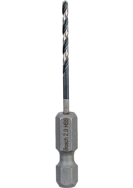 Impact Hss 2,0X60MM 1/4" Altıgen Matkap UCU 2608577045