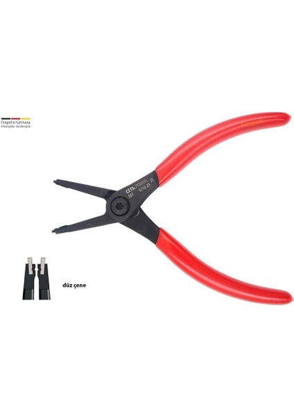 140 mm Iç Segman Pensesi Düz Uçlu-Yaysız E67-44-0140 modelleri