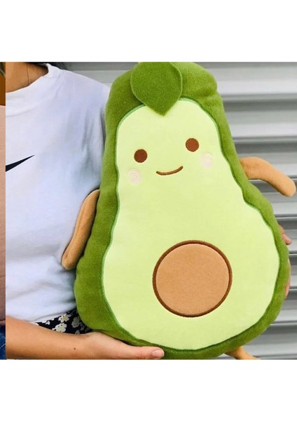 Avokado Pelüş Yastık 50CM ve Melek Kolye Hediyeli fırsatları