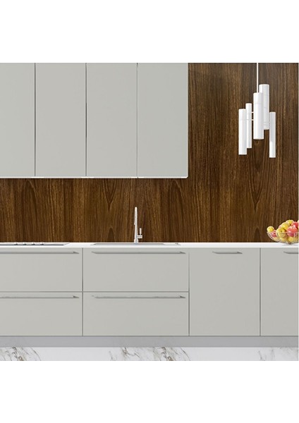 Sf 604 Koyu Ceviz Renkli Ahşap Desenli Dolap Mobilya Yapışkanlı Folyo 53X100 cm fiyatları