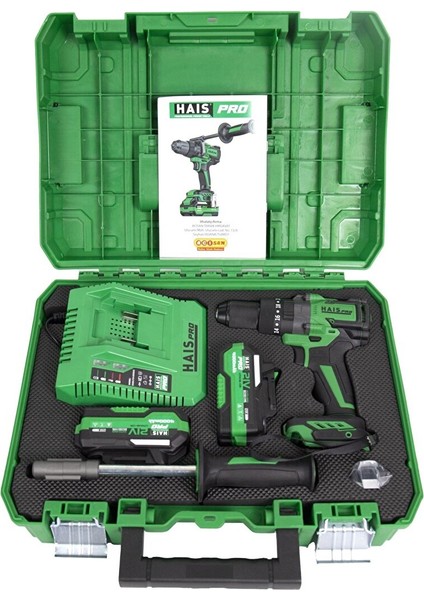 pro RB-DB2109 Profesyonel Darbeli Matkap 21 V 2x4.0 Ah Çift Akülü 150 Nm Yüksek Tork