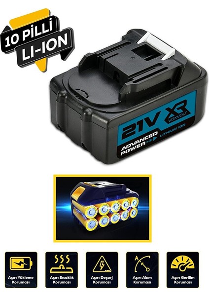 Powerforge Şarjlı Akülü Yedek Batarya 21V