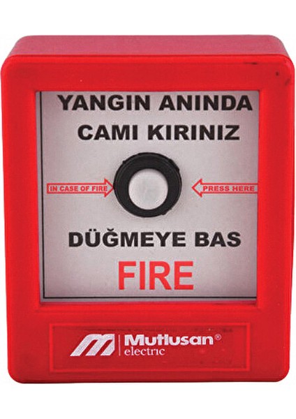 Kare Yangın Ihbar Butonu