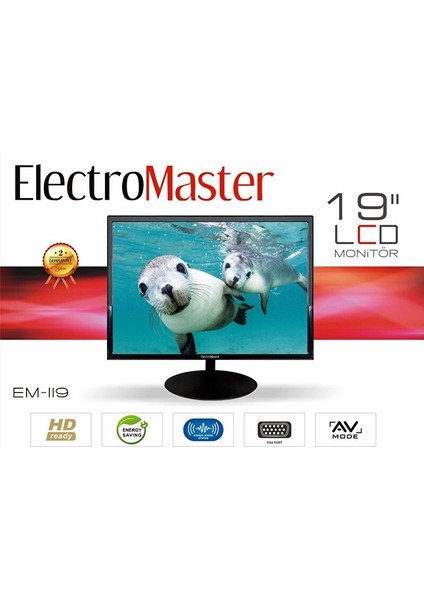 EM-119 19" 49 Ekran 12V Hd Karavan - Tekne - Yat LCD Monitör Tv fiyatları