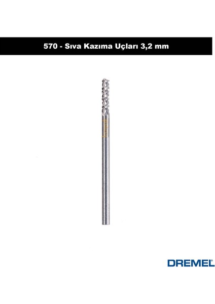 570 Sıva Kazıma Uçları 3,2 mm 2615057032