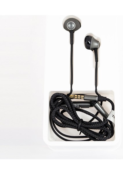 Rock R2 Kablolu Mikrofonlu Kulaklık Siyah