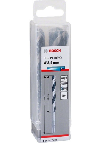 Hss Pointeq 8,5 mm 10'lu Metal Matkap Ucu 2608577253