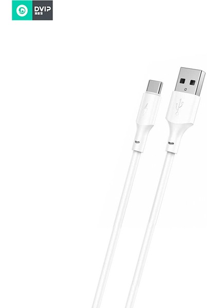 N14 2.4A Usba To Type-C Kablolu Hızlı Şarj Aleti Set Beyaz