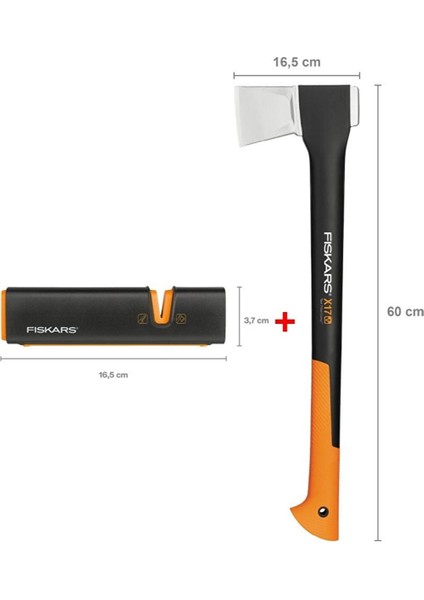 Yarma Baltası M-X17 + Balta ve Bıçak Bileyici