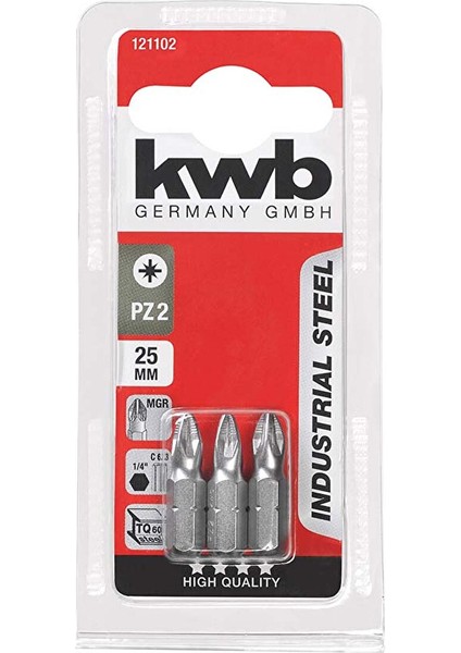 Bits Uç Seti 3 Parça Endüstriyel Pz2 25 mm fiyatları