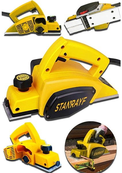 Alman 8500 W Motor Korumalı Otomatik Çelik Şanzıman Çift Bıçaklı Planya Rende Makinesi fırsatları