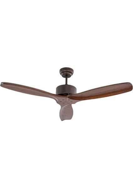 Hardwood Kahverengi Aydınlatmasız Uzaktan Kumandalı 132CM Tavan Vantilatörü