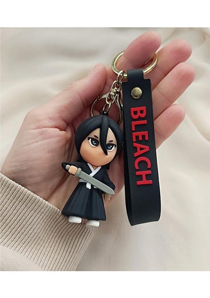 Anime Bleach Karakterleri Silikon Anahtarlık Araba Çanta Süsü Aksesuarı
