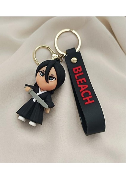 Anime Bleach Karakterleri Silikon Anahtarlık Araba Çanta Süsü Aksesuarı modelleri