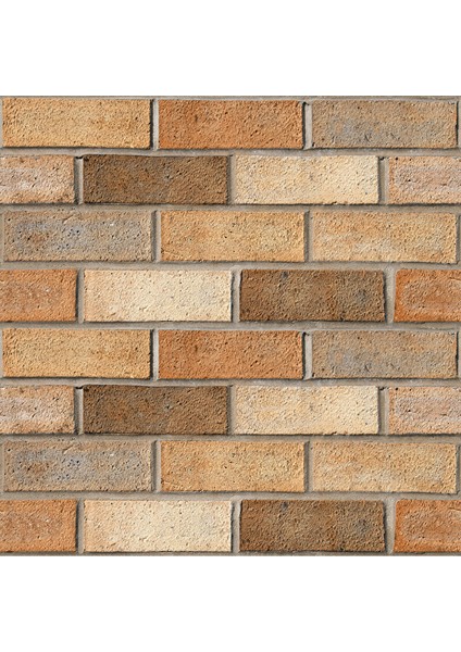 Kahverengi Tuğla Görünümlü Yapışkanlı Folyo, Mat Mutfak Banyo Kaplama Folyosu 1406 90X500 cm fiyatları