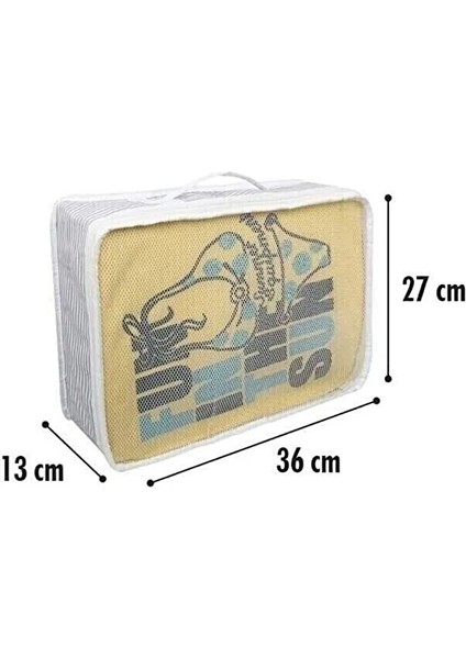 Valiz Içi 6'lı Düzenleyici Organizer Set Gri Çizgili modelleri