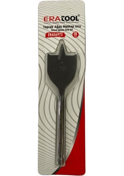 Eratool 56973 Altıgen Yassı Ahşap Maktap Ucu 38 mm