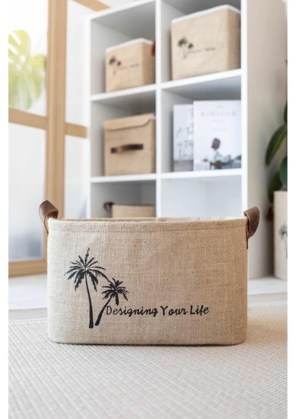 Jüt Dolap Içi Çamaşır Çocuk Odası Oyuncak Düzenleyici Katlanır Saklama Sepeti Organizer 29X20X18 fiyatları