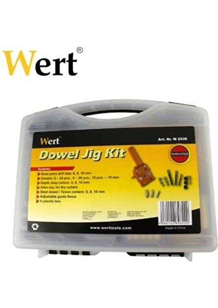 Wert 2536 Ahşap Kavela Açma Kılavuz Seti