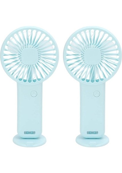 2 Adet Mi̇ni̇ Fan,telefon Tutucu,portati̇f El Vanti̇latörü Mavi̇ 9,3X19CM fiyatları