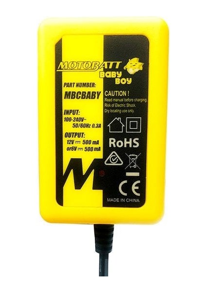 Motobatt Mbcbaby Akü Şarj Cihazı 500MA 6V-12V