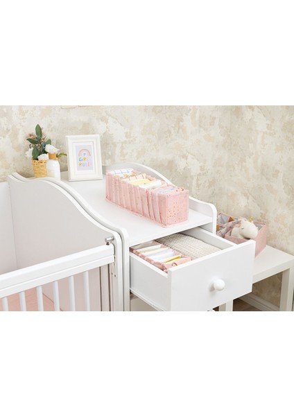 Baby Akordiyon Organizer Çekmece Düzenleyici Small Pembe 104102 Kasa - 210