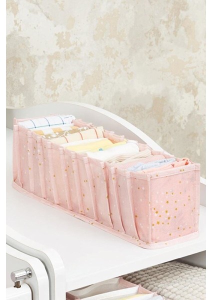 Baby Akordiyon Organizer Çekmece Düzenleyici Small Pembe 104102 Kasa - 210 fiyatları