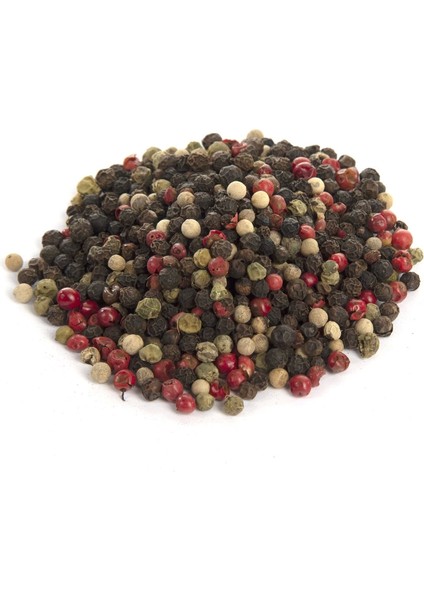 Akbiber, Karabiber, Yeşil ve Kırmızı Karabiber Tane Karışık 100 gr indirimleri