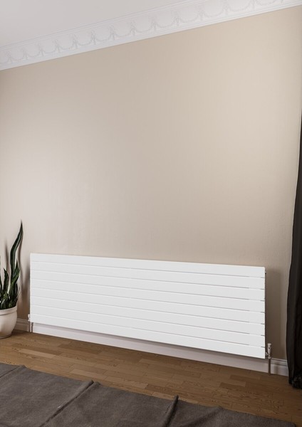 Teos Çelik Radyatör 1800 x 595 Beyaz Ral 9016 Gloss 80