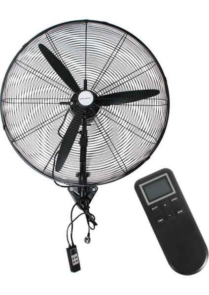 75CM 220W Kumandalı Sanayi Tipi Duvar Vantilatörü