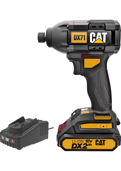 DX71BC 18VOLT 2.0AH Li-Ion Tek Akülü 215NM Kömürsüz Profesyonel Şarjlı Darbeli Tornavida fiyatları
