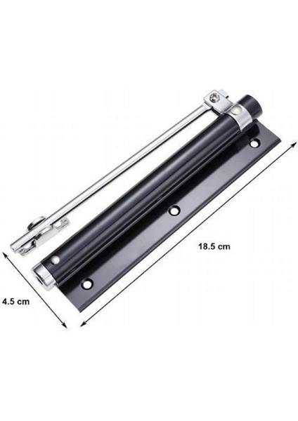 Servo Black Siyah Otomatik Kapı Kapatıcı Kapı Itme Yayı, Bahçe Kapısı Kapatıcı fırsatları