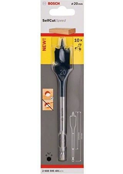 Bosch 20X152 Altıgen Yassı Ahşap Maktap Ucu indirimleri