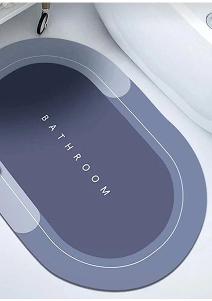 Süper Su Emici Kaymaz Tabanlı Banyo Paspası ( 40*60 )Cm - MRK4131-3957