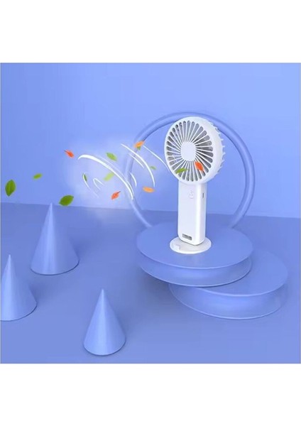 Mi̇ni̇ Fan,telefon Tutucu,portati̇f El Vanti̇latörü Beyaz 9,3X19CM fırsatları