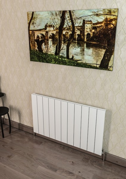 Drama Alüminyum Radyatör 1040 x 600 Pütürlü Beyaz Ral 9016