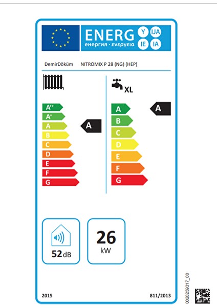 Nitromix 28/28 Kw 24.000 Kcal Tam Yoğuşmalı Kombi
