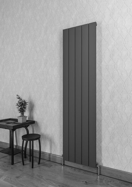 Drama Alüminyum Radyatör 470 x 1800 Pütürlü Siyah Ral 9005