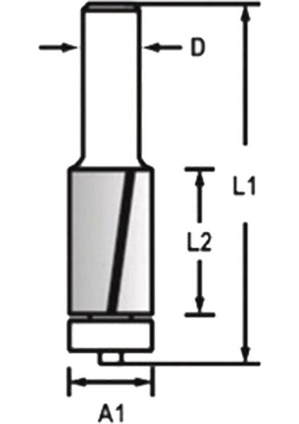 Topshop TH14423 Freze Bıçağı Rulmanlı 12*12*30MM fiyatları