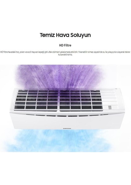 AR35 Silver AR18BXHQASI/SK A++ 18000 Btu Inverter Duvar Tipi Klima