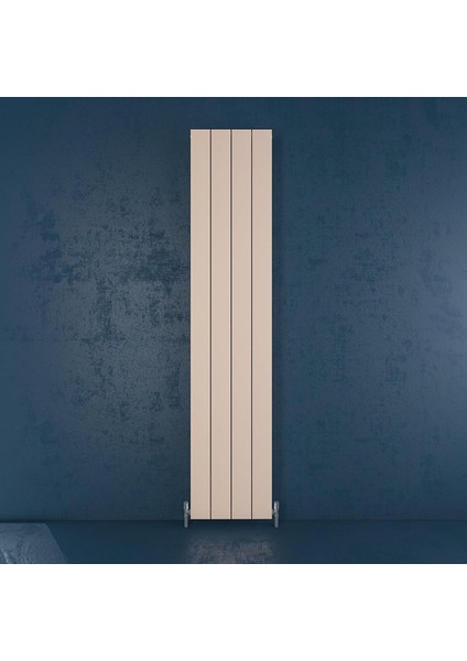 Drama 2025 Tasarım Yeni Nesil Alüminyum Dizayn Panel Radyatör En:37,5 cm x BOY:180 cm Kapuçi̇no