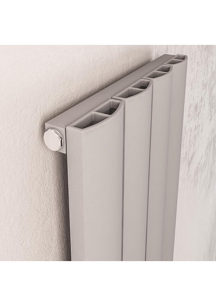 Kavala 2025 Tasarım Yeni Nesil Alüminyum Dizayn Panel Radyatör En:37,5 cm x BOY:180 cm Kapuçi̇no modelleri