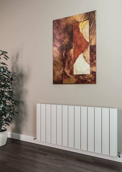 Selanik Alüminyum Radyatör 1230 x 600 Pütürlü Beyaz Ral 9016