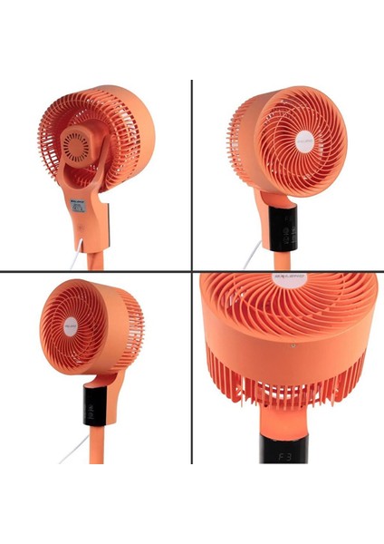 Sf 8 Baac 3D Salınım 20 Cm. Uzaktan Kumandalı Vantilatör - Apricot Crush