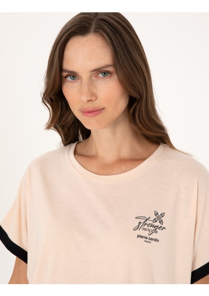Kadın Bej Kısakollu Pijama Takımı 50318970-VR011 fiyatları