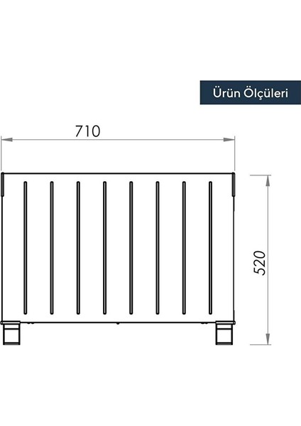HC-2930 2000 Watt Konvektör Köşeli? Si?yah modelleri