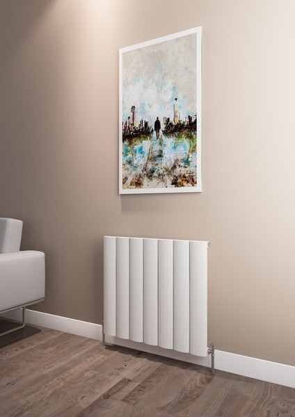 Kavala Alüminyum Radyatör 660 x 600 Pütürlü Beyaz Ral 9016