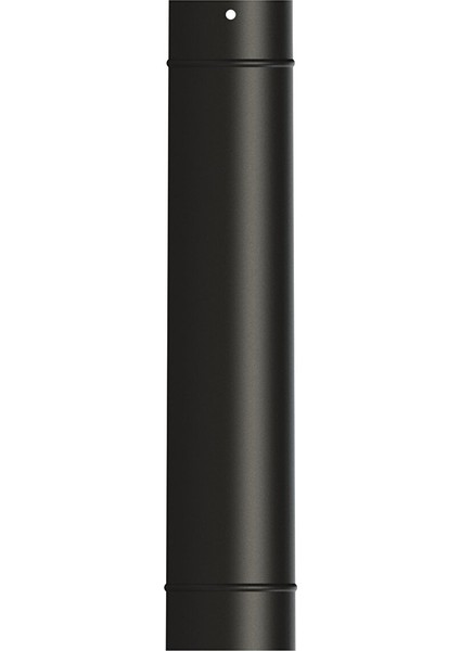 Mat Si̇yah Emaye Soba Borusu / Boy: 70-60-55 / cm Çap: 13 cm